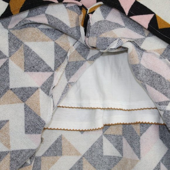 Maeve Anthropologie Small Tanya Geometric Abstract Midi Knit Skirt Pullon Womens - Picture 10 of 15